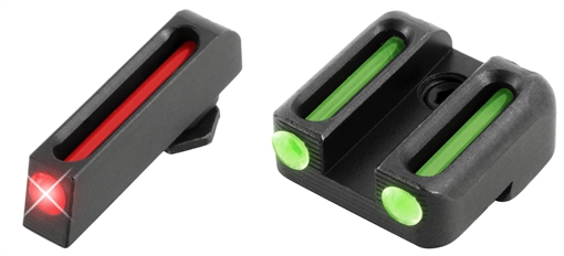 TruGlo Fiber-Optic Red/Fiber Optic Front Sight-Green/Fiber Optic Rear Sight Glock 42/43/43X TG131G3