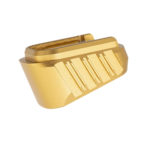 Tyrant CNC Hellcat Magazine Extension Fits Springfield Hellcat Pro Gold 7000 Series Aluminum TDHCATMAGEX3GOLD