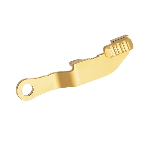 Tyrant CNC Extended Slide Release, Fits Springfield Hellcat/Hellcat Pro, PVD Finish, Gold TD-HCATSCL-GOLD TDHCATSCLGOLD