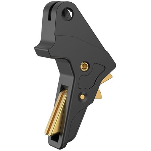 Tyrant Cnc CNC TRIGGER FOR SMITH & WESSON M&P 1.0/2.0 - BLACK/GOLD TD-MPTRIG-FSC-BLK/GOLD TDMPTRIGFSCBLK/GOLD