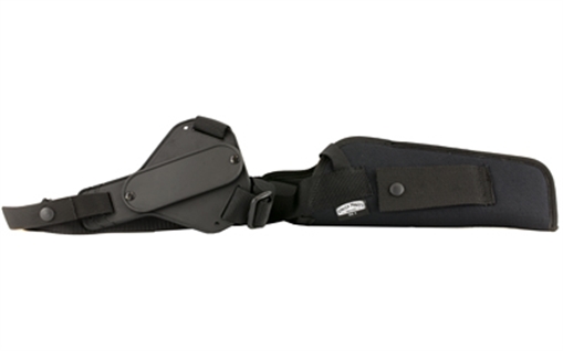 Uncle Mike's Sidekick Vertical Shoulder Holster Shoulder Size 03 Black Cordura Harness Fits Med/Large DA Revolver Fits 5-6.50" Barrel Right Hand 83031