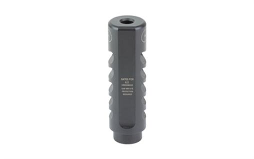 Ultradyne USA Apollo S Compensator Muzzle Brake with Timing Nut AR-10 6.5, 5/8"-24 Thread, .975 Outside Diameter, Steel Nitride Finish UD10250