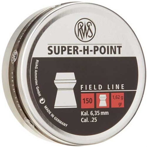 UMAREX PELLETS 25 SUPER-H-POINT 25 GRAIN FIELD 150-PACK 2317383