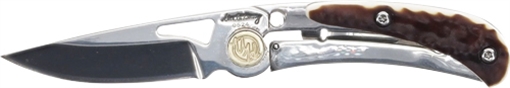 Uncle Henry Next Gen 3UH Folding Knife 2-1/5" Drop Point Blade Staglon Steel Clamshell 1205105