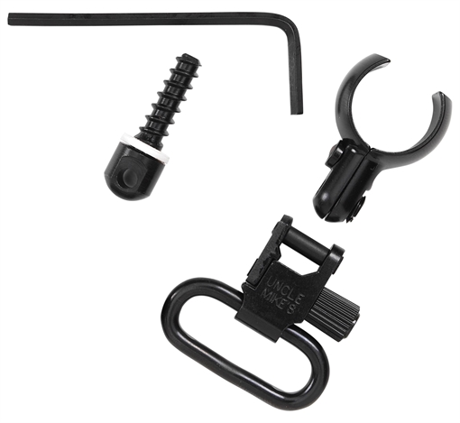 Uncle Mike's Magnum Band Swivel Set Quick Detach 115 CFL Tri-Lock Blued 1" Loop for .630-.675" Mag Tubes 13912