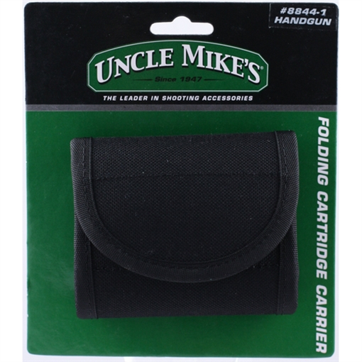 Uncle Mike's 8844 Folding Cartridge Carrier Handgun 12 Rounds Black Nylon 0436994 88441