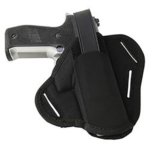 Uncle Mike's Super OWB Size 36 Black Kodra Nylon Belt Slide Fits Sm Frame 5rd Revolver w/Hammer Spur Fits 2" Barrel Right Hand 86360
