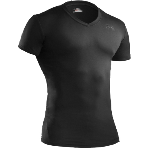 Under Armour UA Men's Tactical HeatGear Compression V-Neck T-Shirt 1216010-001-SM