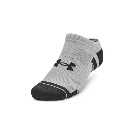 Under Armour Unisex UA Performance Tech 3-Pack No Show Socks 1379503011LG