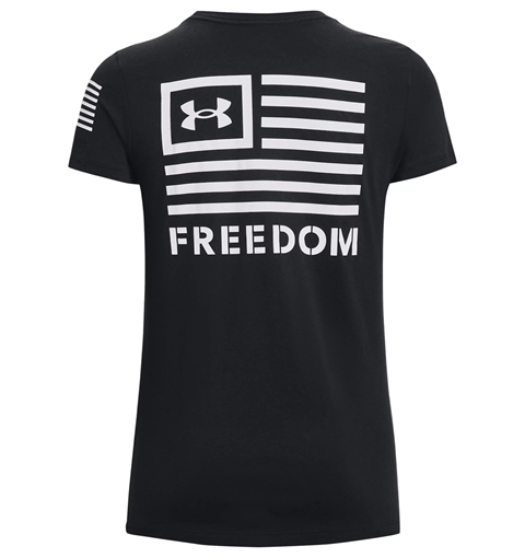 Under Armour Women's UA Freedom Banner T-Shirt 1370819-001-XXL