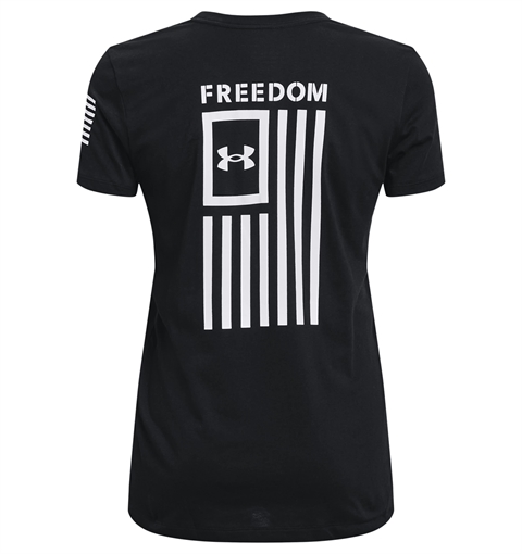 Under Armour Women's UA Freedom Flag T-Shirt 1370814-001-SM