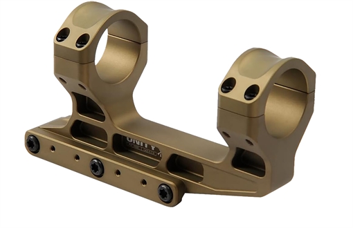 Unity Tactical FAST, LPVO Mount, 2.05" Optical Height, Compatible with 30mm Tube Size, Anodized Finish, Flat Dark Earth FST-S30205F FSTS30205F