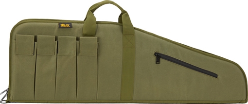 US PeaceKeeper Modern Sporting Rifle Case, 45", 600 Denier Water Resistant Fabric Construction, Olive Drab Green P20145