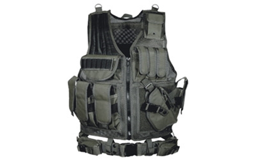 Leapers, Inc. - UTG 547 - Law Enforcement Tactical Vest, Vest, Black PVC-V547BT PVCV547BT
