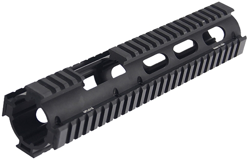 Leapers, Inc. - UTG Model 4/15 Quad Rail, Fits AR Rifles, Carbine Length, with Front Extension, Black MTU015