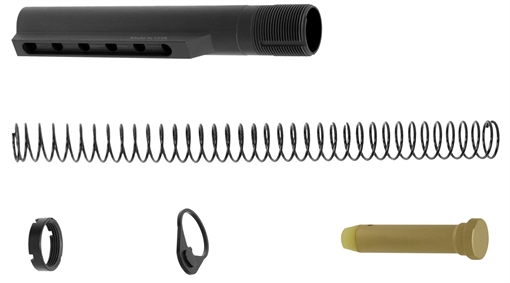 UTG Pro TLU001-KIT Receiver Extension Kit Mil-Spec AR-15 6 position Black Hardcoat Anodized Aluminum Rifle TLU001KIT