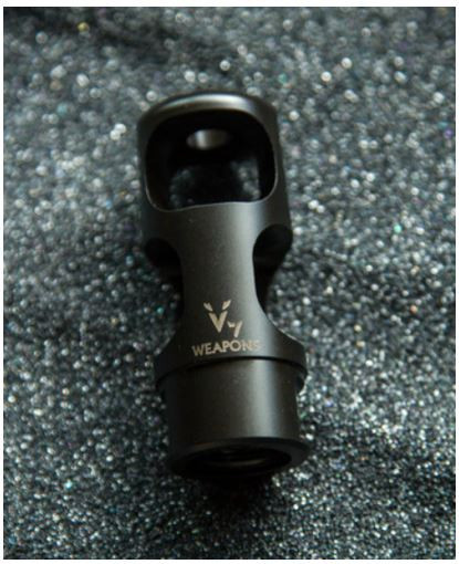 V7 Weapon Systems Muzzle Brake For 7.62/6.8 Caliber Nitride Black