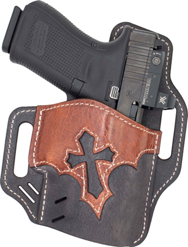 VERSACARRY ARC ANGEL VINTAGE HOLSTER OWB GREY/TAN SIZE 4! UGA4GRY-T