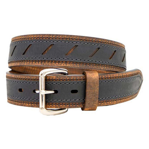 Versacarry Underground Carry Belt Brown with Black Leather 40" 503/40-1