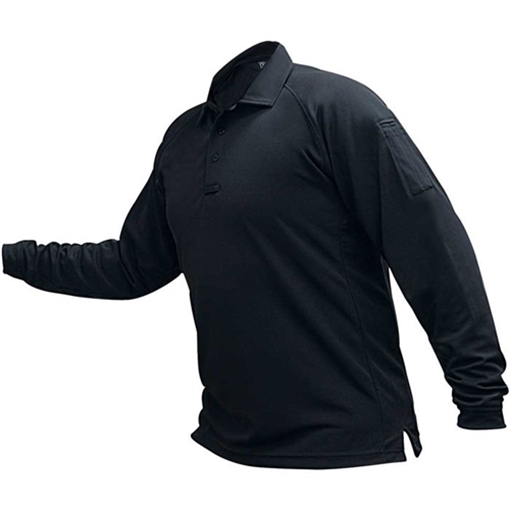 Vertx Vertx Coldblack Men's Long Sleeve Polo VTX4020PNVMEDIUM