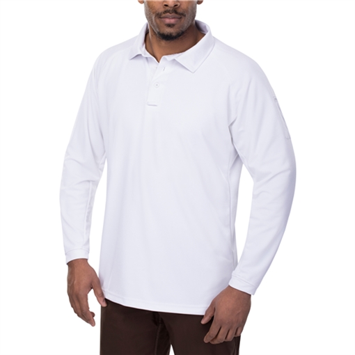 Vertx Vertx Coldblack Men's Long Sleeve Polo VTX4020PWHXSMALL