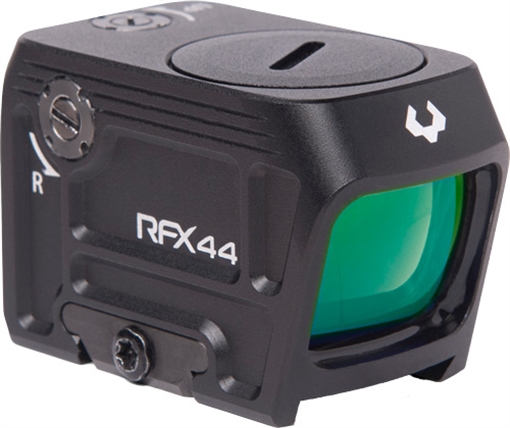 Viridian Weapon Technologies RFX, Reflex Sight, 5 MOA Green Dot, 1X44mm Objective, Black, ACRO Footprint, Includes High Mount 981-0113 9810113