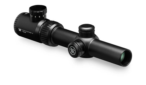 Vortex Crossfire II Scope, 1-4x24mm, Black, V-Brite (MOA) Reticle