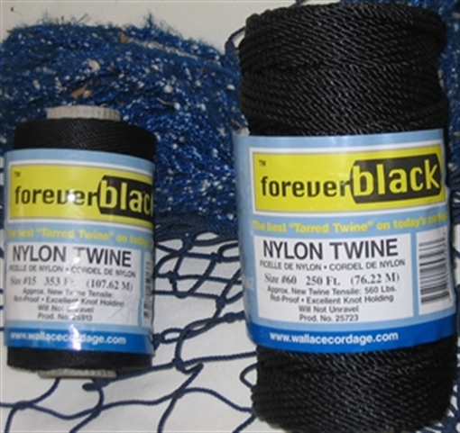 WALLACE CORDAGE TWINE TAR TWIST 1LB #60-250# T-60
