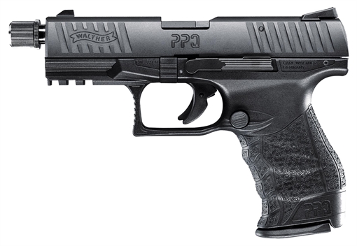 Walther Arms PPQ M2 SD Tactical 22 LR 12+1 4" Threaded Black Steel Barrel, Matte Black Tenifer Aluminum/Serrated Slide, Black Polymer Frame w/Picatinny Rail, Black Polymer Grips 5100301