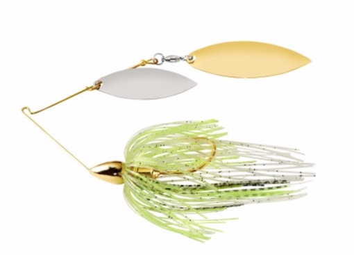 WAR EAGLE SPINNER BAITS EAGLE GOLD FRAME DOUBLE WILLOW SPINNERBAIT SPOT REMOVER WE12GW09