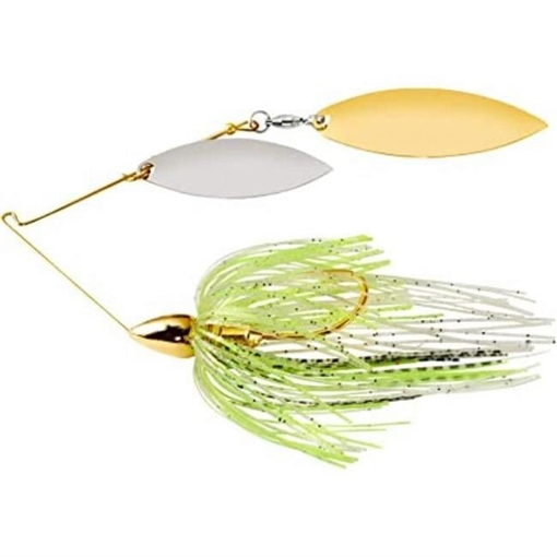 WAR EAGLE SPINNER BAITS EAGLE GOLD FRAME DOUBLE WILLOW SPINNERBAIT SPOT REMOVER WE38GW09