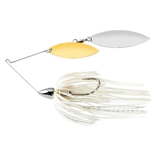 WAR EAGLE SPINNER BAITS EAGLE NICKEL FRAME DOUBLE WILLOW SPINNRBAIT WHITE SILVER WE12NW01S