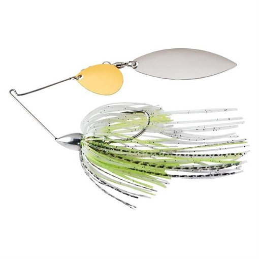 WAR EAGLE SPINNER BAITS EAGLE NICKEL FRAME TANDEM WILLOW SPINNRBAIT SPOT REMOVER WE38NT09