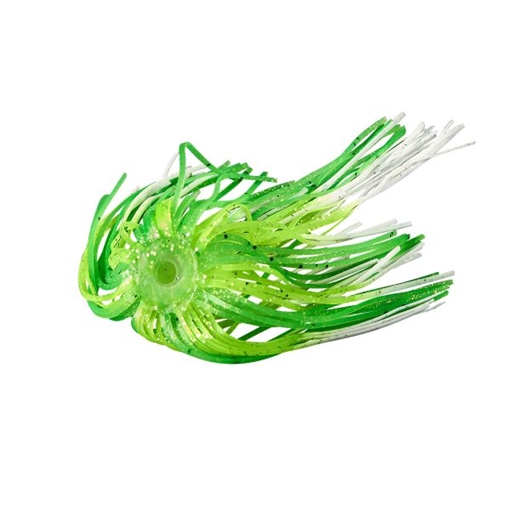 WAR EAGLE SPINNER BAITS EAGLE SKIRT REPLACEMENT WHITE LIME CHARTREUSE WESK40