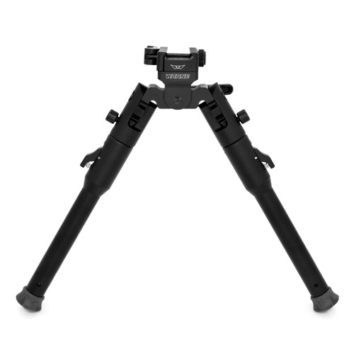 Warne Skyline Lite, Bipod, Quick Detach Picatinny Mount, 6.5"-11.15" Height, Anodized Finish, Black