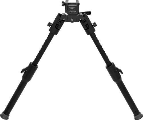 Warne Skyline Lite, Bipod, Fixed Picatinny Mount, 6.5"-11.15" Height, Anodized Finish, Black