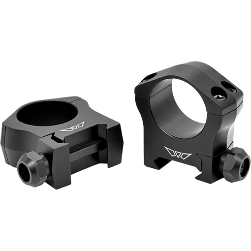Warne 2-Piece Picatinny Style Mountain Tech Scope Rings 1" Medium - Matte 7201M 656813105311