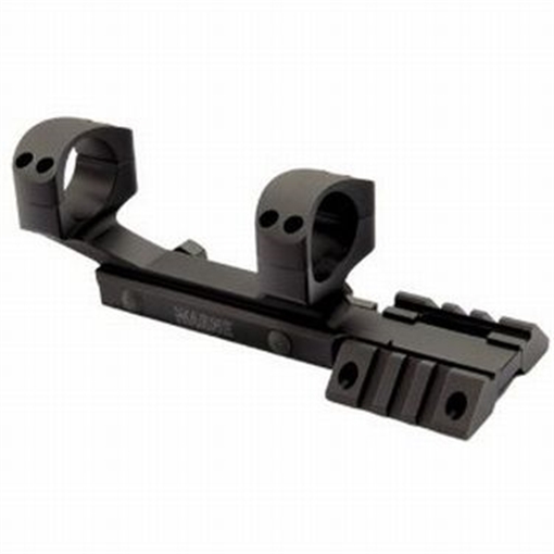 Warne Mfg. Company 30MM ULTRA HIGH (1.435'') 0 MOA MOUNT, BLACK RAMP30