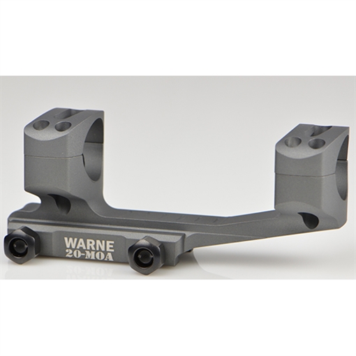 Warne Mfg. Company 34MM ULTRA HIGH (1.435'') 20 MOA MOUNT, TACTICAL GRAY LRSKEL34TG