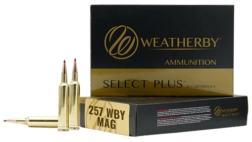 Weatherby Select Plus 257WthbyMag 100gr Barnes Tipped TSX Lead Free 20 Per Box/10 Case B257100TTSX