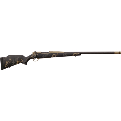 Weatherby Weatherby Mark V CarbonMark Rifle 6.5 Creedmoor 24 in. Grey and Tan with Brake RH MCM01N65CMR4B