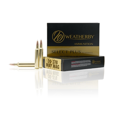 Weatherby Select Plus Rifle Ammunition 30-378 Wby Mag 180 gr Scirocco 3500 fps 20/ct F303180SCO