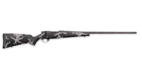 Weatherby Vanguard Talon 6.5-300 Weatherby Magnum, 28" Barrel, Green/White Sponge Carbon Fiber Stock, Black Rec, 3rd