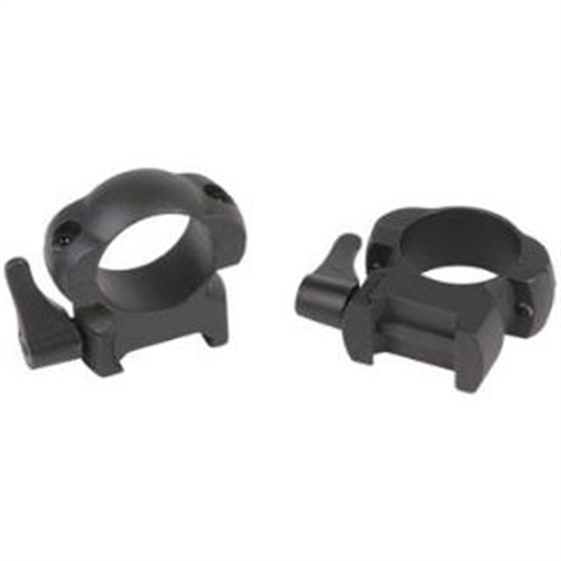 Weaver Grand Slam Leaver-Lok Top Mount Steel Scope Rings 30mm High Matte 49335