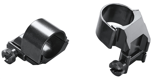 Weaver Mounts Detachable Top Mount Dual Extension Rings Black 1" High 49061