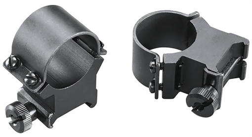 Weaver Sure Grip Detachable Aluminum Scope Rings (4-Screws) 1" X-High Matte Clam 0766837 49165
