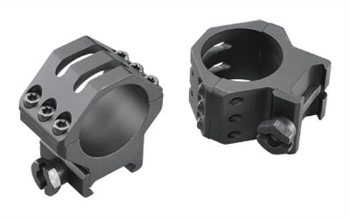 Weaver Weaver Tactical 6Hole Picatinny Ring Matte Black 30mm Medium Clamshell Pack 99693