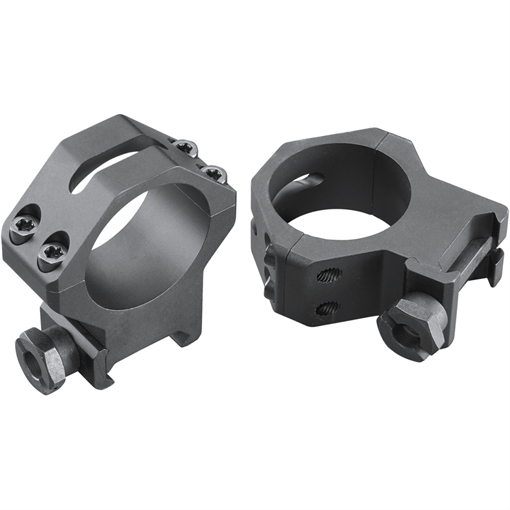 Weaver Weaver Tactical 4Hole Picatinny Ring Matte Black 30mm High Clamshell Pack 99517