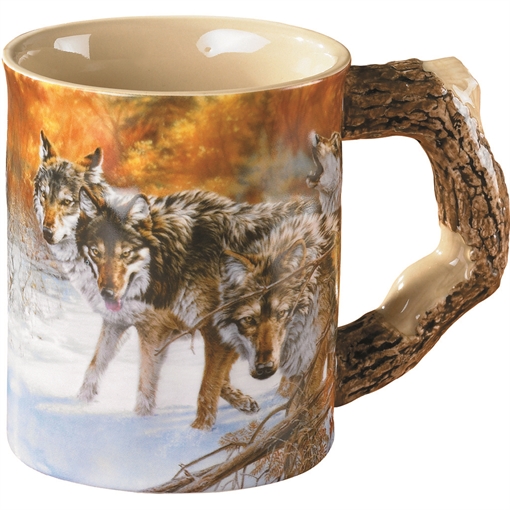 Wild Wings Wild Wings Sculpted Mug Body Language Wolves 8955712071 646749806420