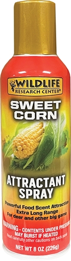 Wildlife Research Food Scent Attractant Spray Sweet Corn Scent 8oz Aerosol 738